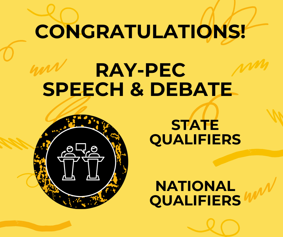 Congratulations Ray-Pec Speech & Debate