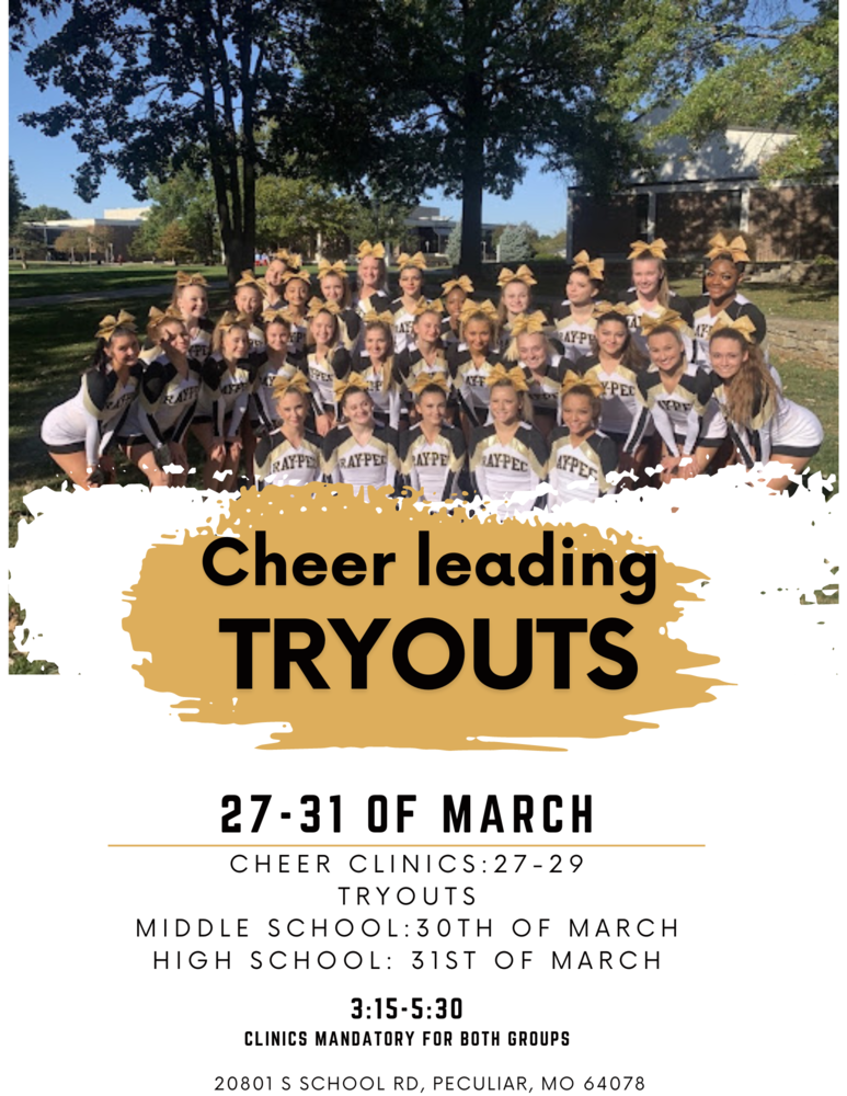 Cheer Tryouts Flyer