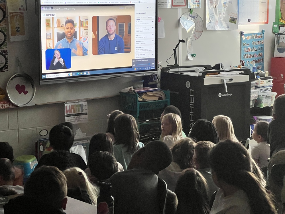 2nd Grade Classroom Stephen Curry Google Meet