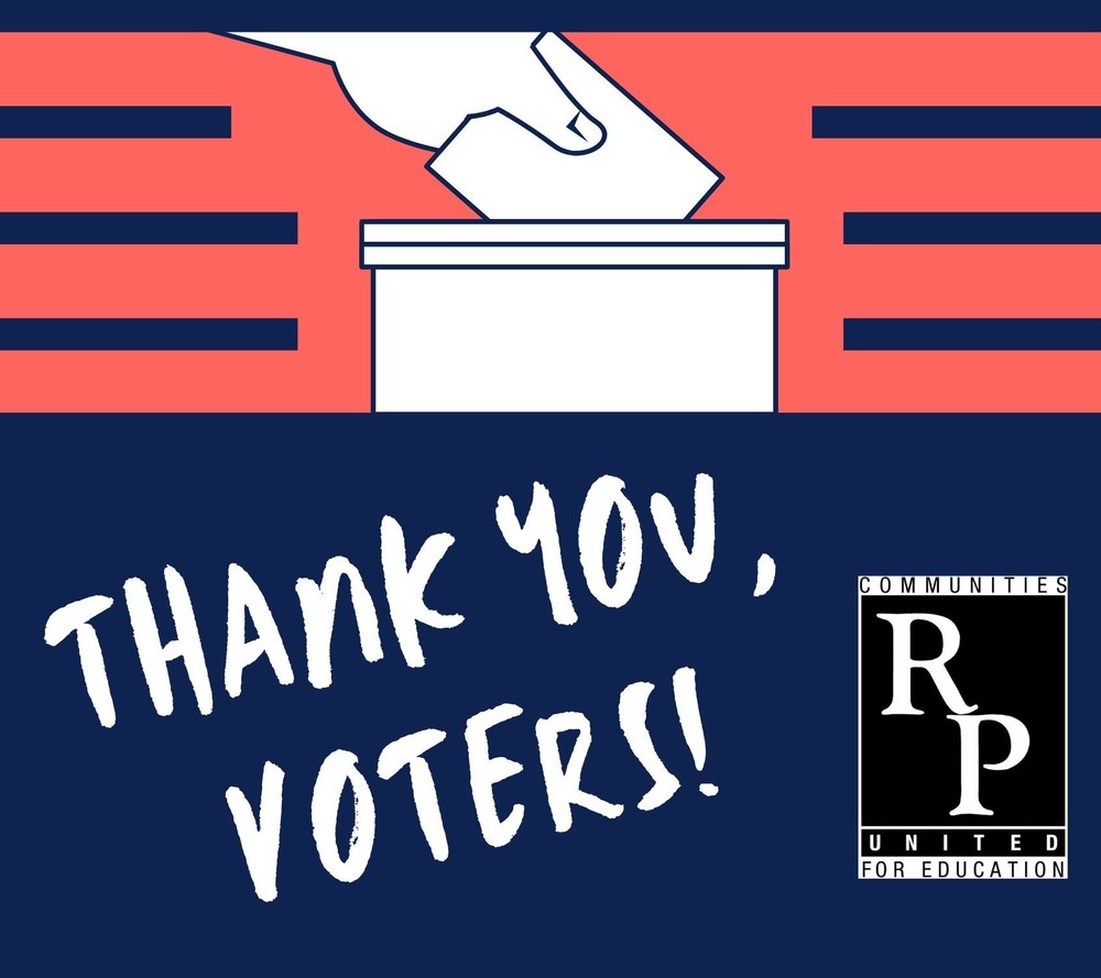 Thank you voters and the image of a ballot box