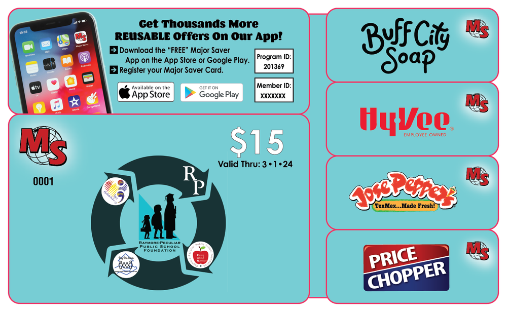 Major Saver Card