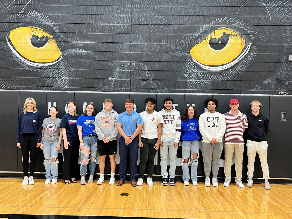 Signing ceremony celebrates students who plan to continue athletics and activities in college