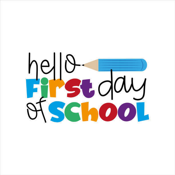 First Day of School graphic