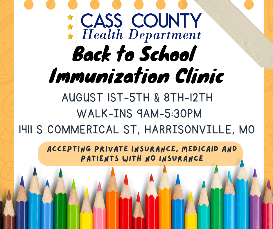 Back to school immunization clinic