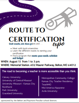 Route to Certification